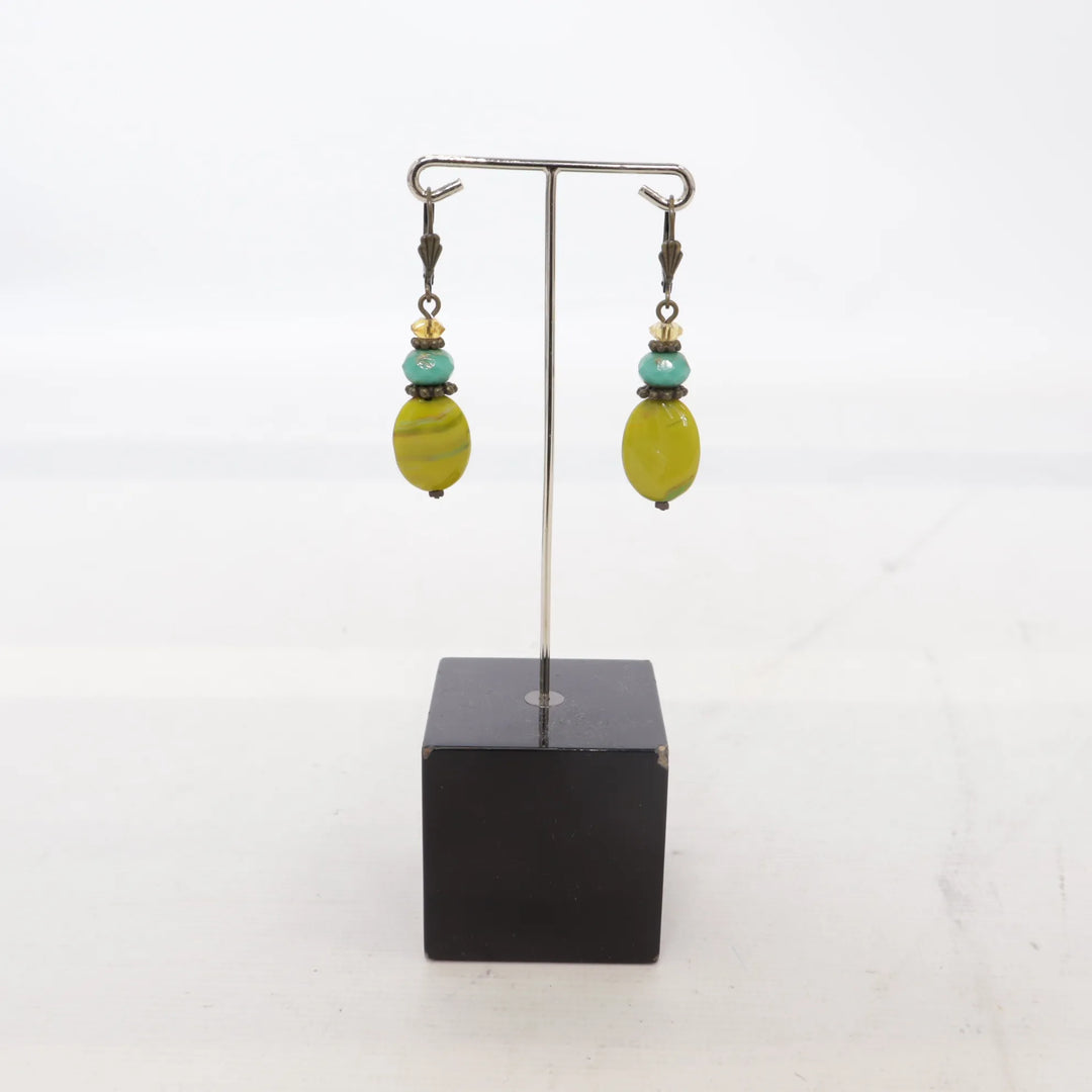 Groen, Meerkleurig - Oorbellen