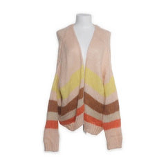 Saint Tropez | Beige gestreepte vest