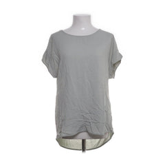 Opus | Grijze losvallende t-shirt