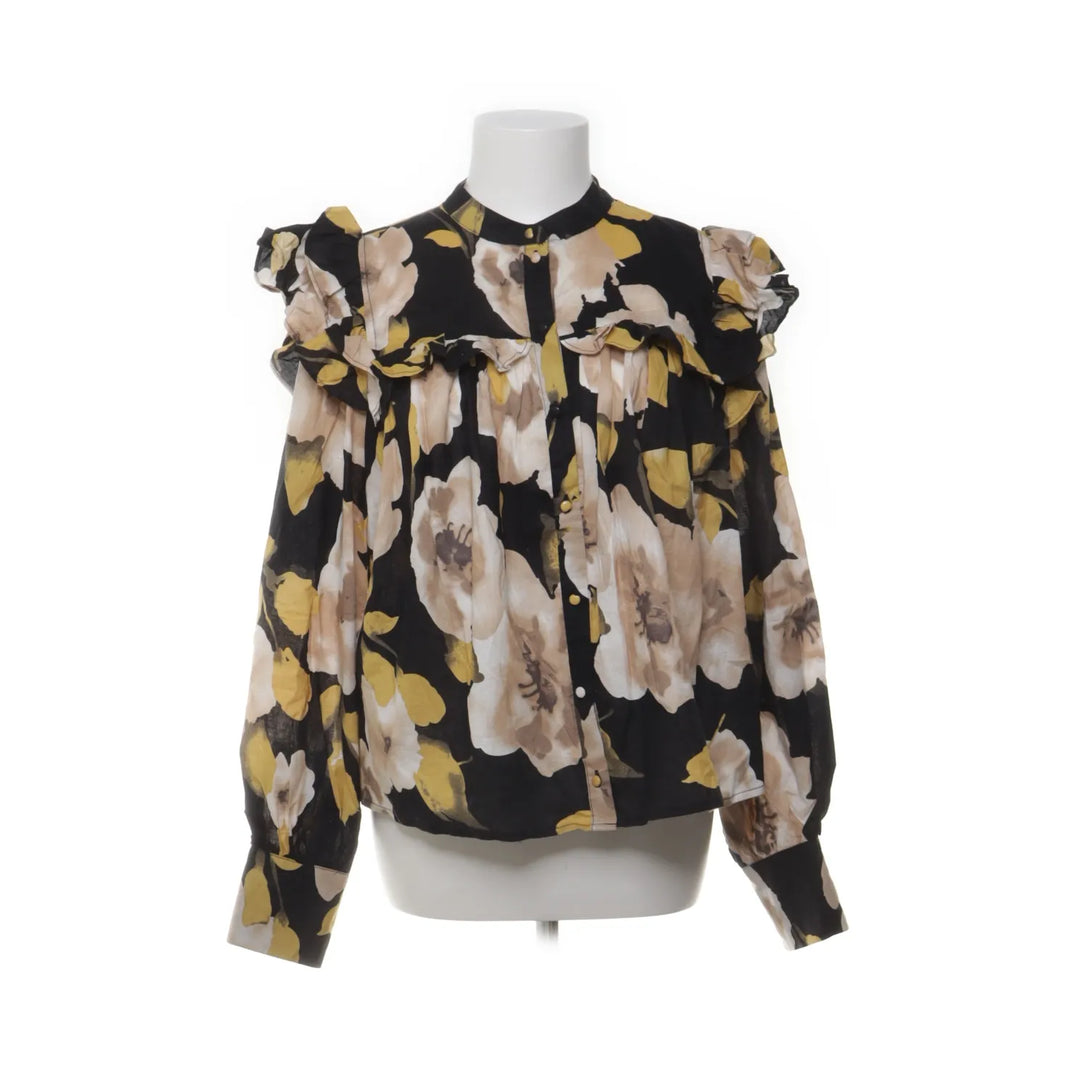 Y.A.S | Zwart, Geel, Beige - Blouse