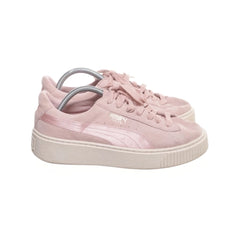 Puma | Roze Suède Platformsneakers