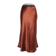 Closet | Bruin, Zwart - Maxi rok