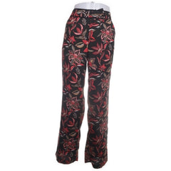 Scotch & Soda | Zwarte bloemenprint broek