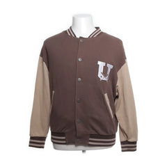 Subdued | Bruin varsity jack met beige mouwen