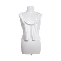 Lioness | Witte mouwloze crop top