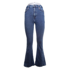 Never Denim by Bik Bok | Donkerblauwe flared jeans