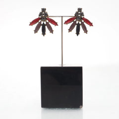 Rood, Goud - Oorbellen