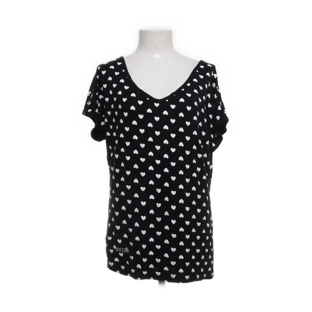 Sweet Delicate | Wit, Zwart - T-shirt