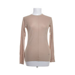 Uniqlo | Beige nauwsluitende top met lange mouwen