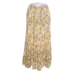 Rough & Rose | Geel, Meerkleurig - Maxi rok