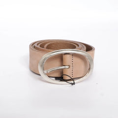 Beige Leren Riem