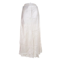 Pink Cherry | Witte linnen maxirok