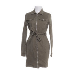 FB Sister | Olijfgroene Utility Jurk