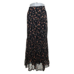 Part Two | Zwart, Meerkleurig - Maxi rok