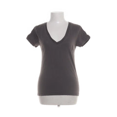 Acne Jeans | Grijze V-hals T-shirt