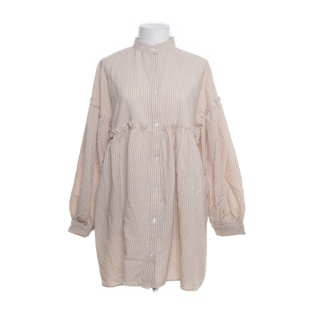 Salih Celebi | Beige, Wit - Jurk