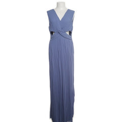 TFNC London | Blauwe geplooide maxi-jurk