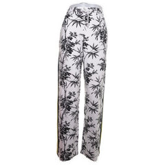 Essentiel Antwerp | Witte Broek met Bladprint