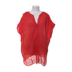 Boss | Rode Luchtige Tuniekblouse