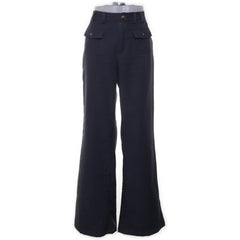 Misslook | Marineblauwe Wijde Pantalon