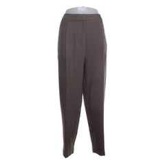 Bruuns Bazaar | Bruine geplooide pantalon