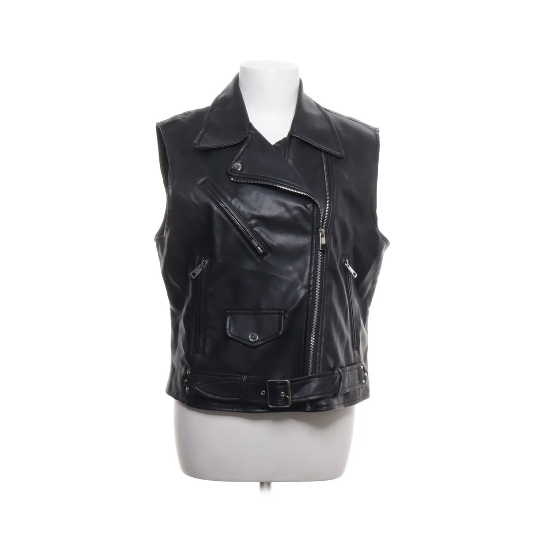 Miss Sissi | Zwart - Biker gilet