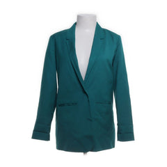 Monky | Donkergroene blazer met lange mouwen