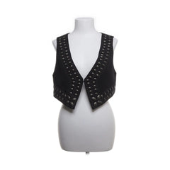 Cappucini Casual | Zwart Leren Studs Vest