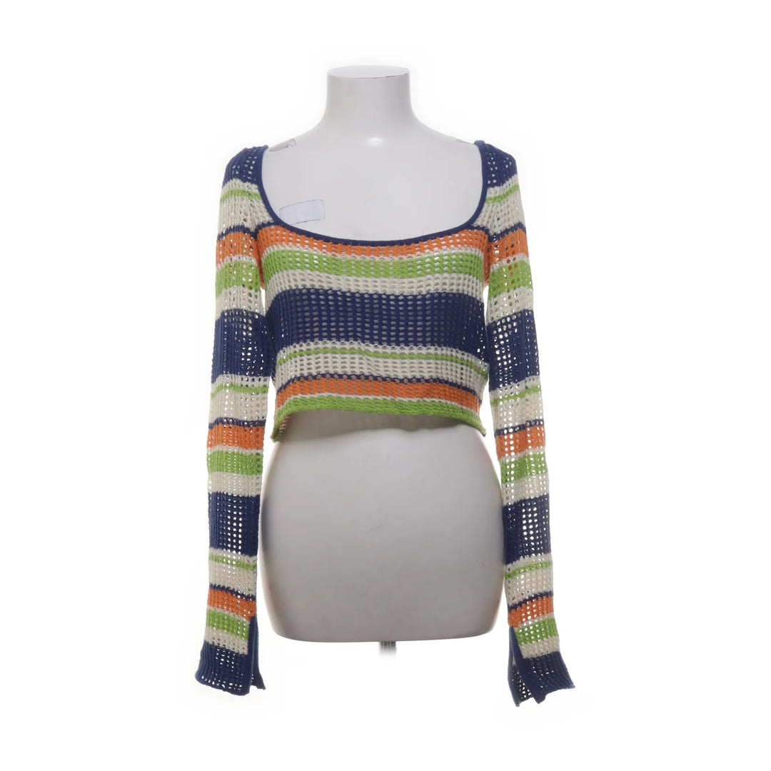 NA-KD | Blauw, Meerkleurig - Crop top