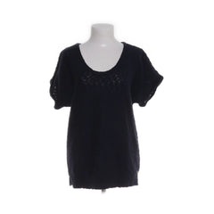 Tommy Hilfiger | Zwart T-shirt met Kant