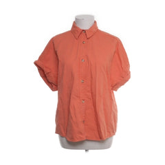 Monki | Koraalrode Katoenen Overhemd
