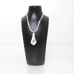 Zilveren Hanger met Steen