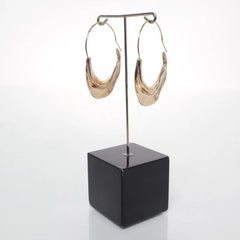 Gouden Crescent Oorbellen