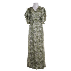 Copenhagen Muse | Wit, Meerkleurig - Wikkeljurk