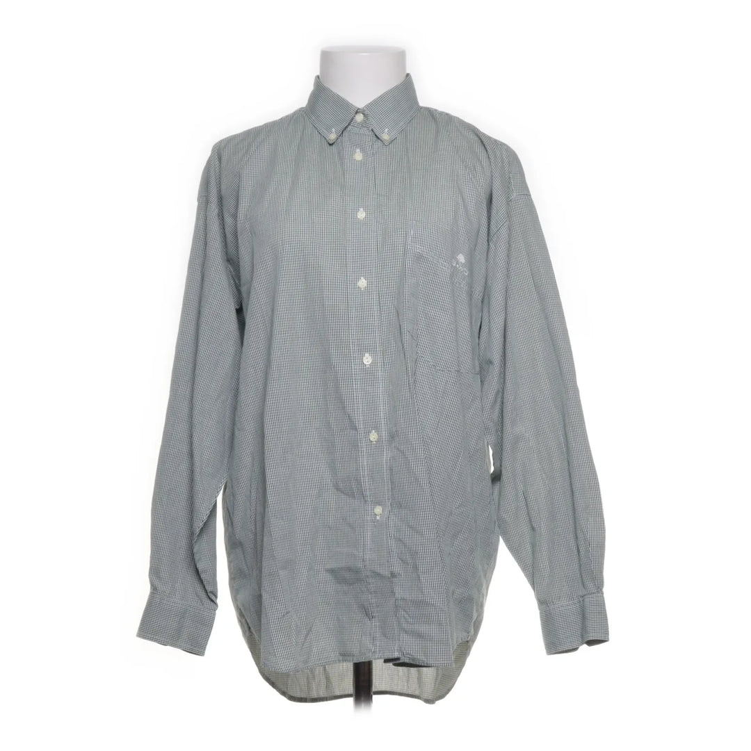 SAND Basic | Groen, Wit - Overhemd