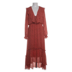 Colourful Rebel | Rode Chiffon Maxi-jurk