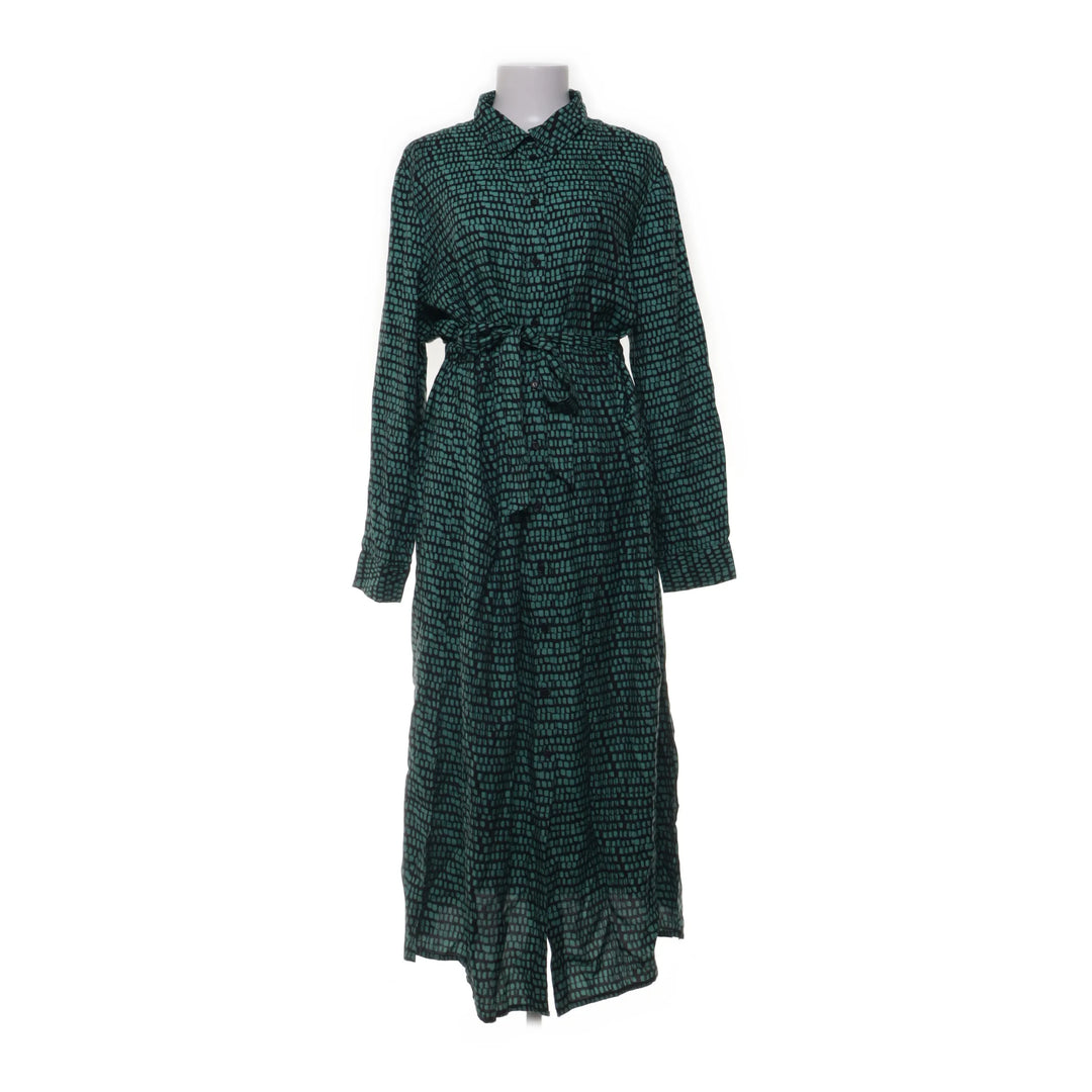 Soaked | Groen, Zwart - Blousejurk