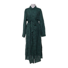 Soaked | Groen, Zwart - Blousejurk