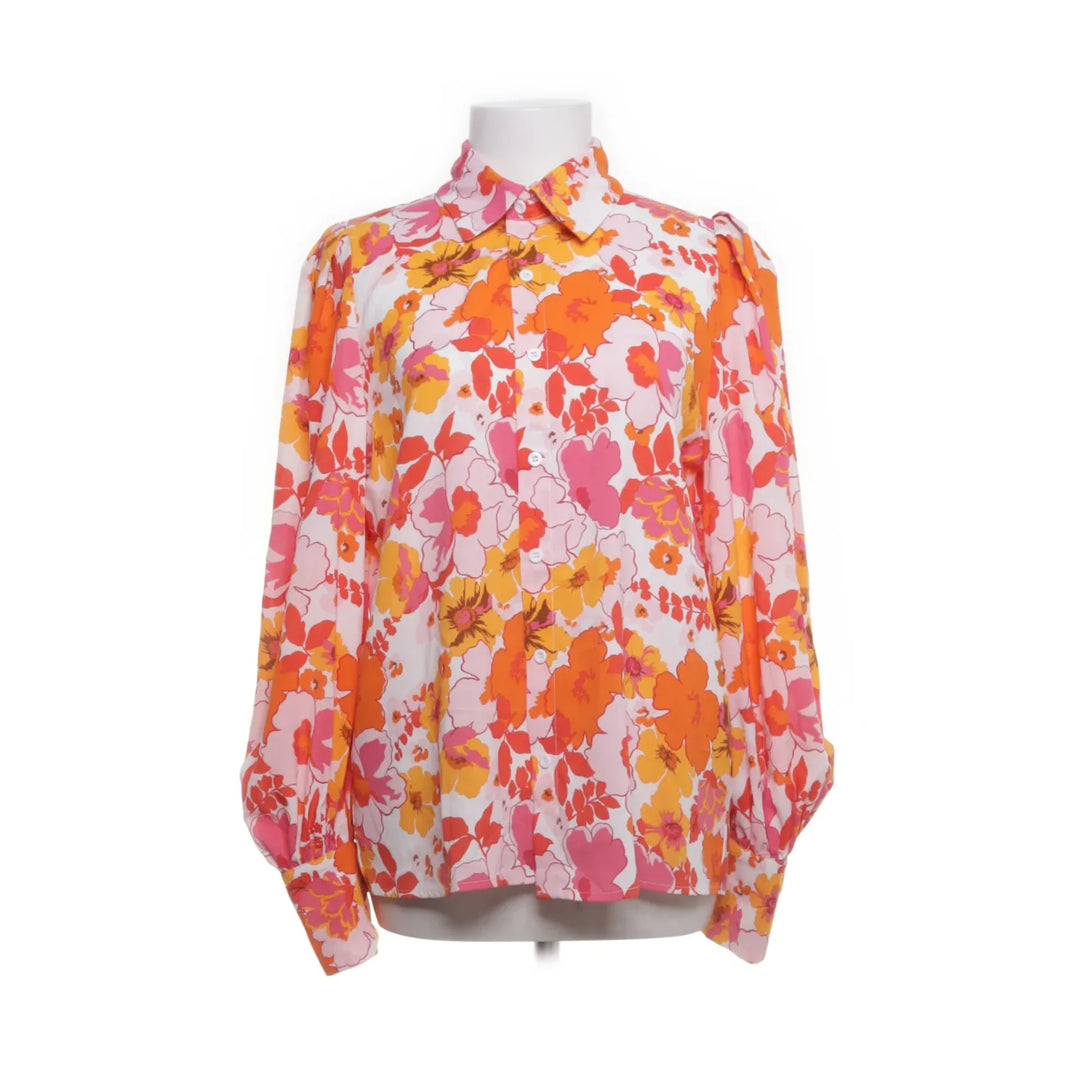 Golden Line | Wit, Roze, Oranje - Blouse