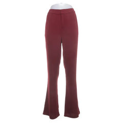 Hannalicious x NA-KD | donkerrode flared broek