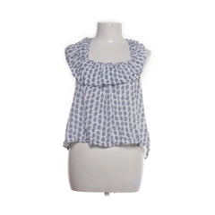 Polo Ralph Lauren | Witte blouse met grijze stippen