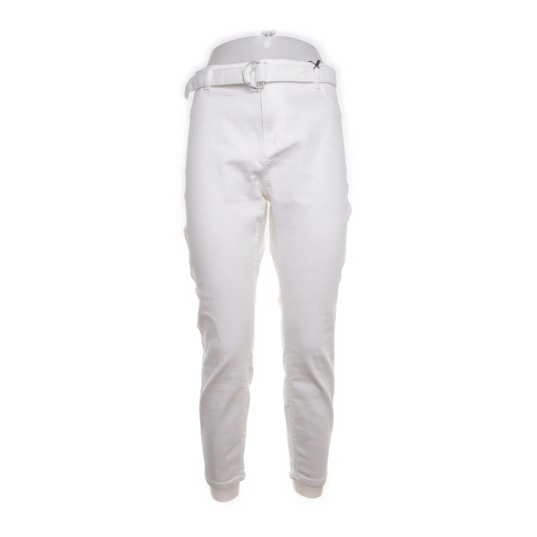 Janina | Wit - Spijkerbroek