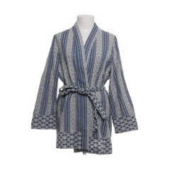 Reserved | Wit, Blauw - Cardigan