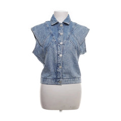 Nukus | Blauwe Mouwloze Denim Vest