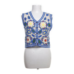 Daphnea | Blauw, Meerkleurig - Gilet