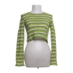 Refined Department | Groen, Wit - Crop top