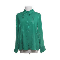 Zara | Groene blouse met kraag en knopen