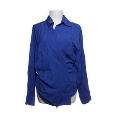 & Other Stories | Kobaltblauwe blouse met asymmetrische knopen