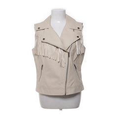 Ms Mode | Beige - Biker gilet