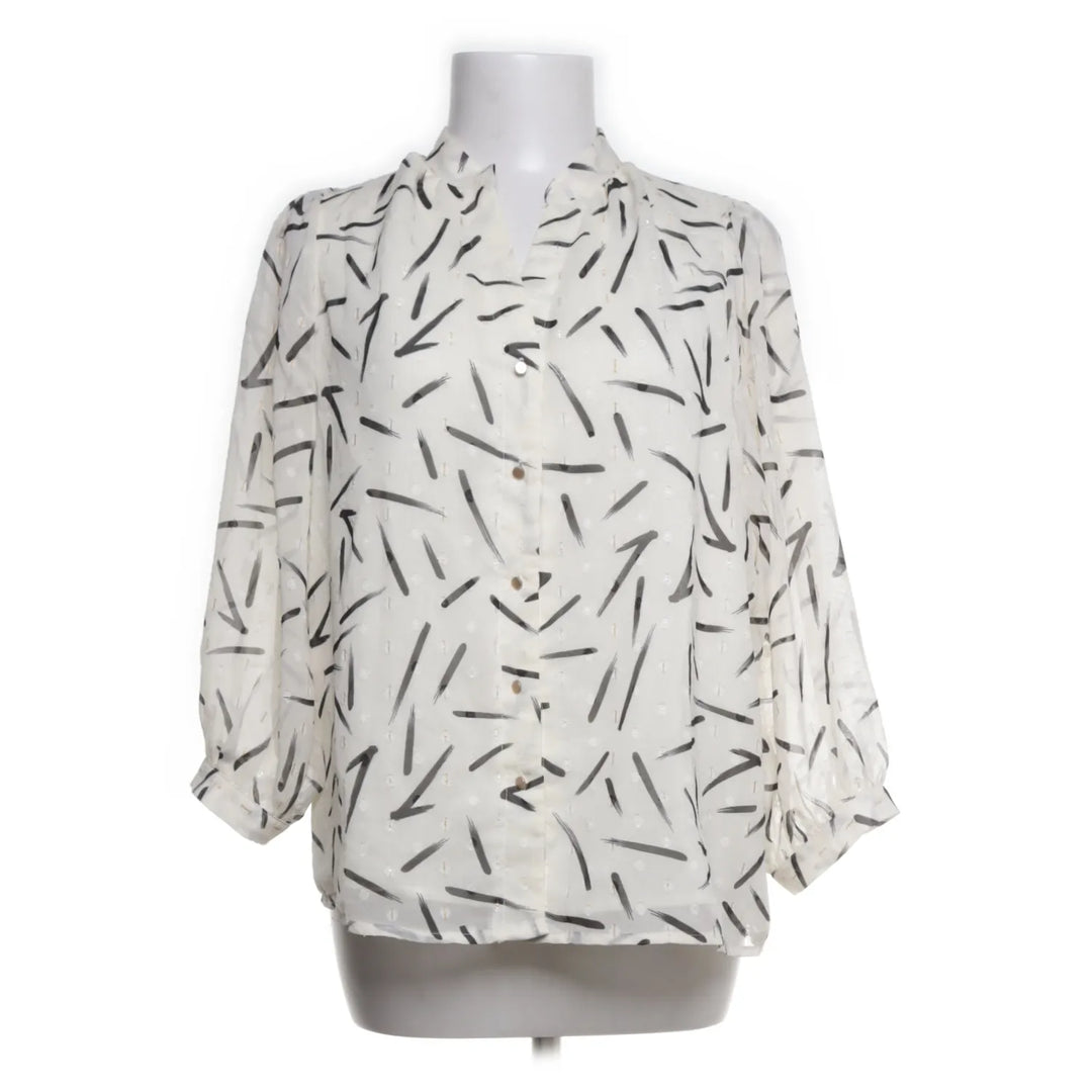 Emma Ella | Beige, Zwart - Blouse
